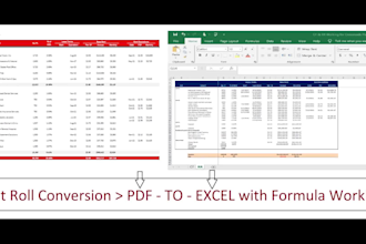 convert PDF or jpg to word or excel