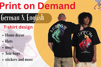 setup your tshirt pod store on shopify or etsy with printify, printful