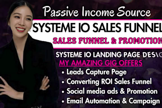 build systeme io sales funnel, affiliate marketing, systeme io, systeme io