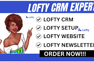 setup lofty CRM lofty website lofty smart plan and lofty newsletter