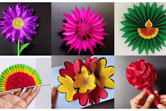 create DIY paper craft and clay craft videos for youtube