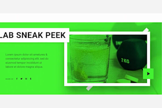 design supplement shopify store, health and fitness store, supplement website