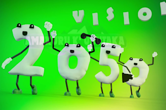 3d character animation with jingle