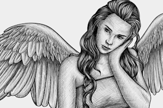 create a beautifull ink illustrations for you