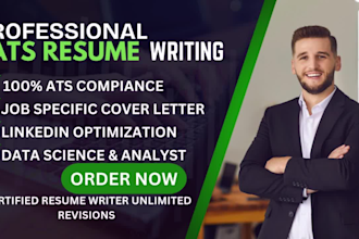 do professional ats resume writing, CV writing, cover letter and linkedin