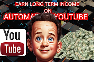 create viral motivational, finance videos, monetize automation youtube channel