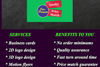 design motion flyer posters for your adverts and branding