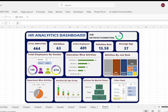 create excel dashboard, report pivots table, formula, charts, clean, formatting