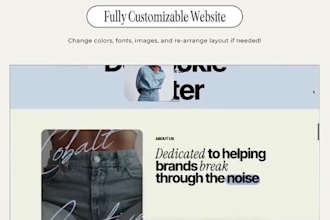build squarespace creative agency virtual assistant premium squarespace website