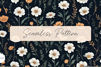 create seamless pattern design of any type