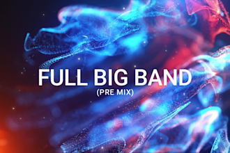 record a big band professionally