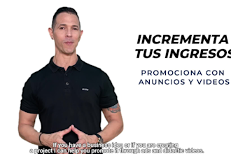 be your spokesperson for projects in english and spanish