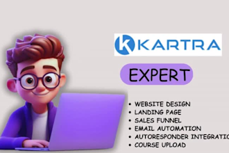 kartra website design  sales funnel expert landing pages funnels  automation