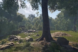 do stylized environment 3d game environment level design props unity in 3d game
