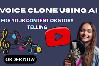create a realistic ai clone of your voice for content or storytelling