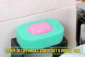 create DIY, life hacks and craft videos for youtube
