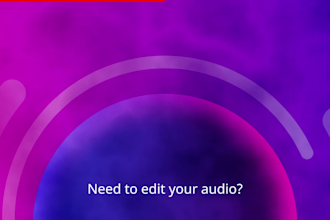 clean, edit, fix and convert your audio file