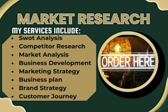 do marketing research swot analysis brand strategy competitor analysis niche