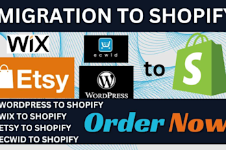 clone migrate to shopify website migration wordpress to shopify wix to shopify