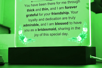 create shineon acrylic plaque design in canva or slideshow video ad for jewelry