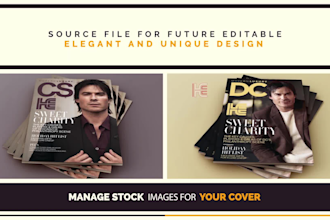 design magazine , book covers and layouts