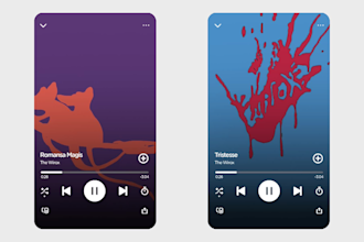 design professional album cover art illustration and spotify canvas