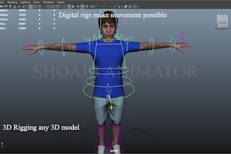 do rig of 3d characters for unreal animation