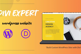 be your  divi expert, customize and build wordpress website