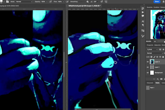 create a hand painted digital portrait no ai just pure skill