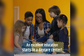 make daycare, preschool, and kindergarten promo videos