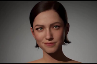 sculpt 3d metahuman game character model metahuman face rig unity, unreal engine