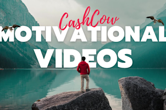 create motivational cash cow videos and motivational youtube shorts