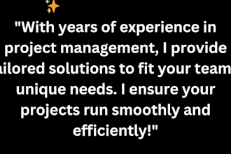 be certified asana and smartsheet expert to manage projects and data execution