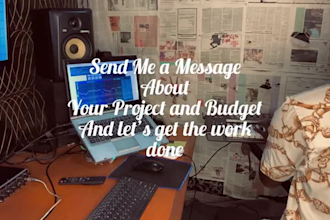 record a nigerian male voice over with background music