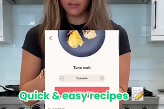 create ugc videos, tiktok video ads, shorts ugc ads for food brand, app, website
