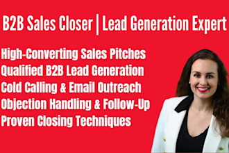sales closer sales representative sales agent b2b marketing online sales