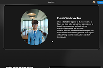 animated and professional UI UX interface