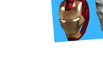 create custom 3d cosplay masks, helmets, 3d doll, funko pops, bjd, stl toys