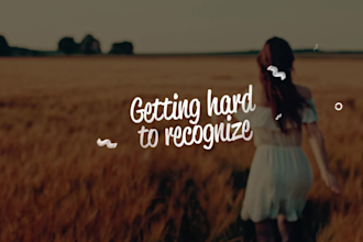 make you a lyric video in the style of the chainsmokers
