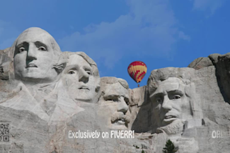 make Mt Rushmore heads sing Happy Birthday