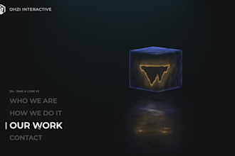 create responsive 3d spline animated webflow website,3js,gsap,figma to webflow