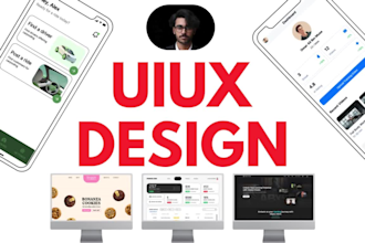 website mockup figma design and ui ux design