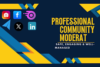 professional community moderator engaging safe online spaces