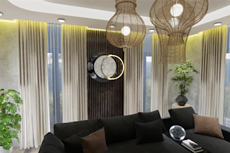 create professional interior design and realistic 3d visualization