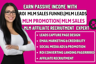 mlm sales funnel, mlm promotion, affiliate recruitment, mlm promotion, mlm lead