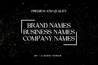 suggest 10 best names with slogan for brand, business, company, product, domain