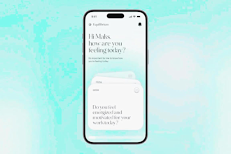 design a custom meditation, journaling, or mental wellness mobile micro app