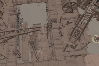 design 3d game environments apocalyptic map design scifi in unity and ue5