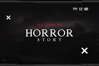 create horror, creepy, scary, and disturbing videos for youtube channel