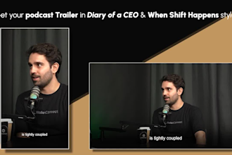 create engaging podcast trailer and intro